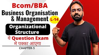 Organisational Structure  Types  Business Organisation and Management unit 3  Lecture14 [upl. by Ahidam]