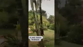 Brazil Plane Crash Video Passenger Plane With 62 On Board Crashes In Brazils Vinhedo [upl. by Mannes]