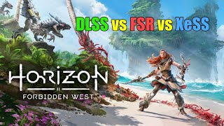 Horizon Forbidden West DLSS vs FSR vs XeSS Comparison Review [upl. by Lilith]