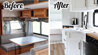 TINY HOME RV CAMPER REMODEL MAKEOVER DIY HOW TO 2021 TINY HOUSE TOUR [upl. by Blunt]