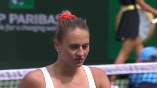 Ana Potapova vs Marta Kostyuk Highlights  Indian Wells 2024 [upl. by Alejandra]