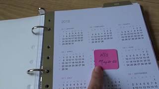 PLAN WITH ME  DIY Personal Planner w SmartDate russell  hazel calendar [upl. by Osithe756]