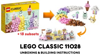 Lego classic 11028 ideas Unboxing and Building instruction [upl. by Tempest]