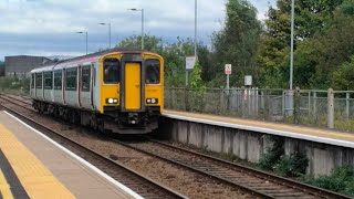 trains at Bridgend including 150227230 and more [upl. by Proudfoot616]