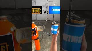 Pubg Vs fortnite na batalha de garrafas garrafas batalha [upl. by Imeaj706]