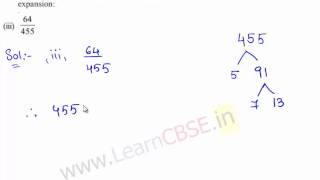 How to find rational numbers with terminating or non terminating repeating decimal expansion [upl. by Hama]