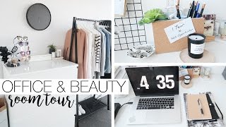 Office Tour amp Organisation  Beauty Room amp Filming Set Up [upl. by Aerdnad140]