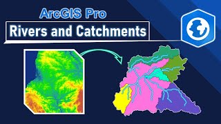 Deriving Rivers and Watersheds using ArcGIS Pro [upl. by Virgy]