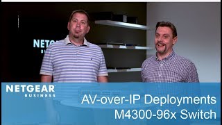 Simplify Your AVoverIP Deployments with NETGEAR Business’s Flexible M430096X Switch [upl. by Hamilton922]