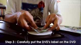 How to make DVD labelcover in less than 1 minute [upl. by Enetsirk]