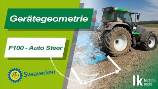 Sveaverken F100 Auto Steer  Geräteabmessung [upl. by Ahsetra457]