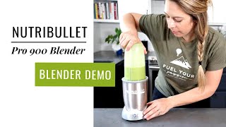 NutriBullet Pro 900 Series Blender Demo [upl. by Jeremie]