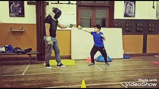 epee fencing lesson for beginner [upl. by Gretna]