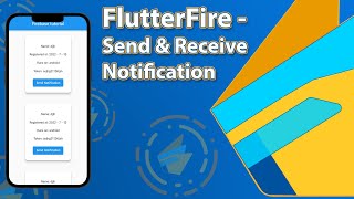 Flutter and Firebase  Send amp Receive Notification [upl. by Kallick]