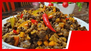 Negosyo Recipe Ideas Spicy Pork Bopis Kusina Ni Bibay Tutorial [upl. by Nilatak363]