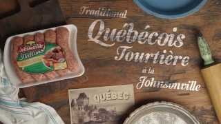 Québec  Traditional Québécois Tourtière à la Johnsonville [upl. by Irehs]