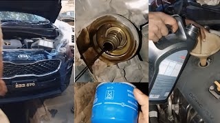 🥰visit to KIA sportage change oil change oil filter shortvideo [upl. by Nnaitsirhc242]