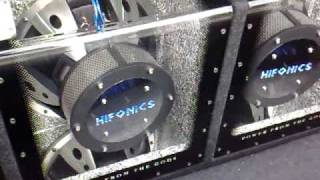 Hifonics Zl 12 Doppelsubwoofer 3000 Watt Power from the Gods Soundcheck Sound [upl. by Eirolam]