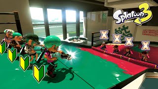 オールXのコロコロと初心者の弓いい勝負する説【スプラトゥーン3】 [upl. by Ahtekahs]