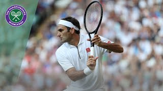 Roger Federer vs Rafael Nadal Wimbledon 2019 semifinal highlights [upl. by Ellinet986]