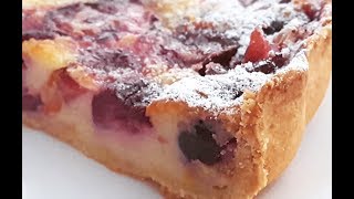 Clafoutis aux cerises طارطة بحب الملوك بشكل راقي [upl. by Orly]