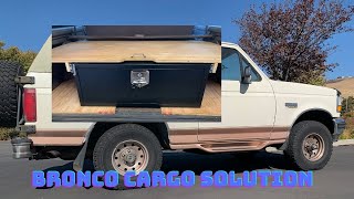 Full Size Ford Bronco Cargo Drawer and Sliding Deck [upl. by Peterman113]