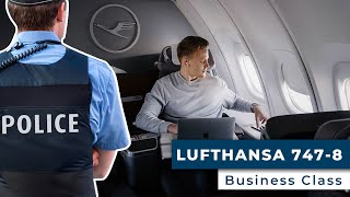 POLIZEI in Lufthansa 7478 Business Class Was ist die BESTE Business Class der WELT [upl. by Ardried]