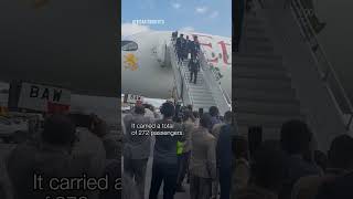 Ethiopia Airlines and Africas largest passenger plane took off from Addis Ababa to Lagos [upl. by Erikson459]