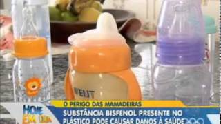 Programa Hoje em Dia  Rede Record  Mamadeiras com Bisfenol A [upl. by Dorcas]