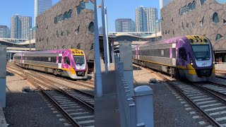 VLine VL50 amp VL45 to the Railcar Depot and VLine VL00 amp VL115 to Waurn Ponds [upl. by Dori]