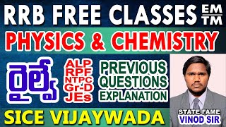 RRB FREE CLASSES  SCIENCE 02  ALP  NTPC  RPF  JE  GrD sice [upl. by Anerda]