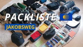 Jakobsweg Packliste 2024 [upl. by Juanne414]