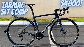 NEW 2022 SPECIALIZED TARMAC COMP SL7 RIVAL ETAP AXS 4800 FOR WIRELESS SHIFTING THE BEST DEAL [upl. by Lilly213]