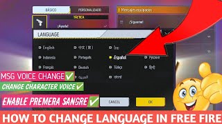 how to change kill streaks voice primera sangre in free fire 🔥Part 2 WHITE444YT [upl. by Yahsal]