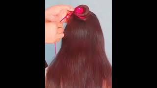 Girls hair style design  new stylish hair style design  short video [upl. by Giwdul]