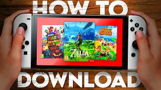 How to download a game on Nintendo Switch  EASY stepbystep instructions [upl. by Herb773]