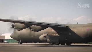 RAF C130J Hercules Capability [upl. by Tasia]