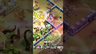 Warden mood shifted very fast 😰😰😰😰😰😰 shorts clashofclans [upl. by Davita]