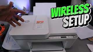 HP DESKJET 4100 Wireless setup [upl. by Edyaw]