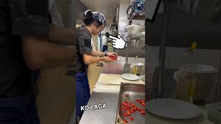 This newcomer showed the Head Chef Fastest way to slice tomatoes 😱🫡 respect shorts ytshorts [upl. by Shannan914]