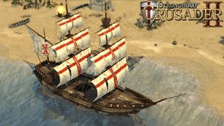 Stronghold Crusader 2  Campaign Gameplay  Preparations  Mission Arrival [upl. by Oderfigis]