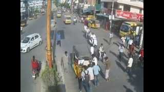 Terrible Accident  Car Hits Auto  Live Accidents in India  Tirupati Traffic Police [upl. by Aimahs800]