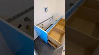 Installing a double sink vanity ikea [upl. by Vanny]