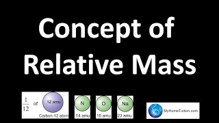 Concept of Relative Mass  Chemical Formula and Equation  Chemistry [upl. by Ylrak]