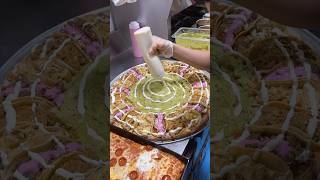 TACO PIZZA vs SWINE FIGHTER vs PAD THAI SUB from Tony Boloney’s in NJ Part 1 of 2 DEVOURPOWER [upl. by Lundin]