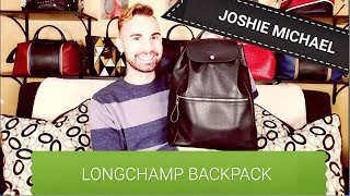 LONGCHAMP Le Foulonné Backpack REVIEW [upl. by Oninrutas]