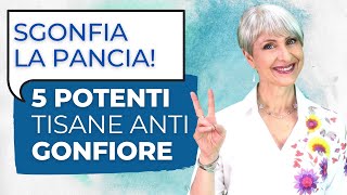 Questi 5 infusi anti gonfiore sono ideali per sgonfiare la pancia gonfia e dura [upl. by Ynohtnanhoj]