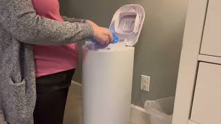 Is it hard to change  Diaper Genie Platinum Pail Review [upl. by Drucie]