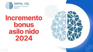 Incremento bonus asilo nido nel 2024 [upl. by Honniball919]