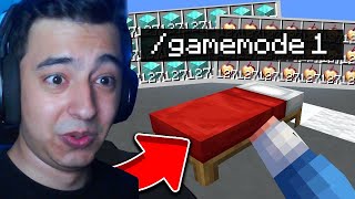 minecraftta BEDWARS GAMEMODE 1 TROLL Cinavar [upl. by Achilles547]